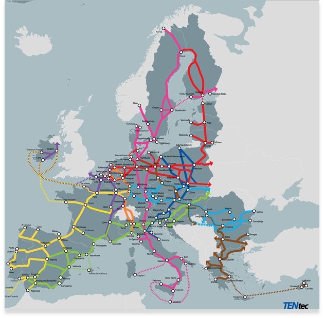 Red transeuropea de transporte (RTE-T)