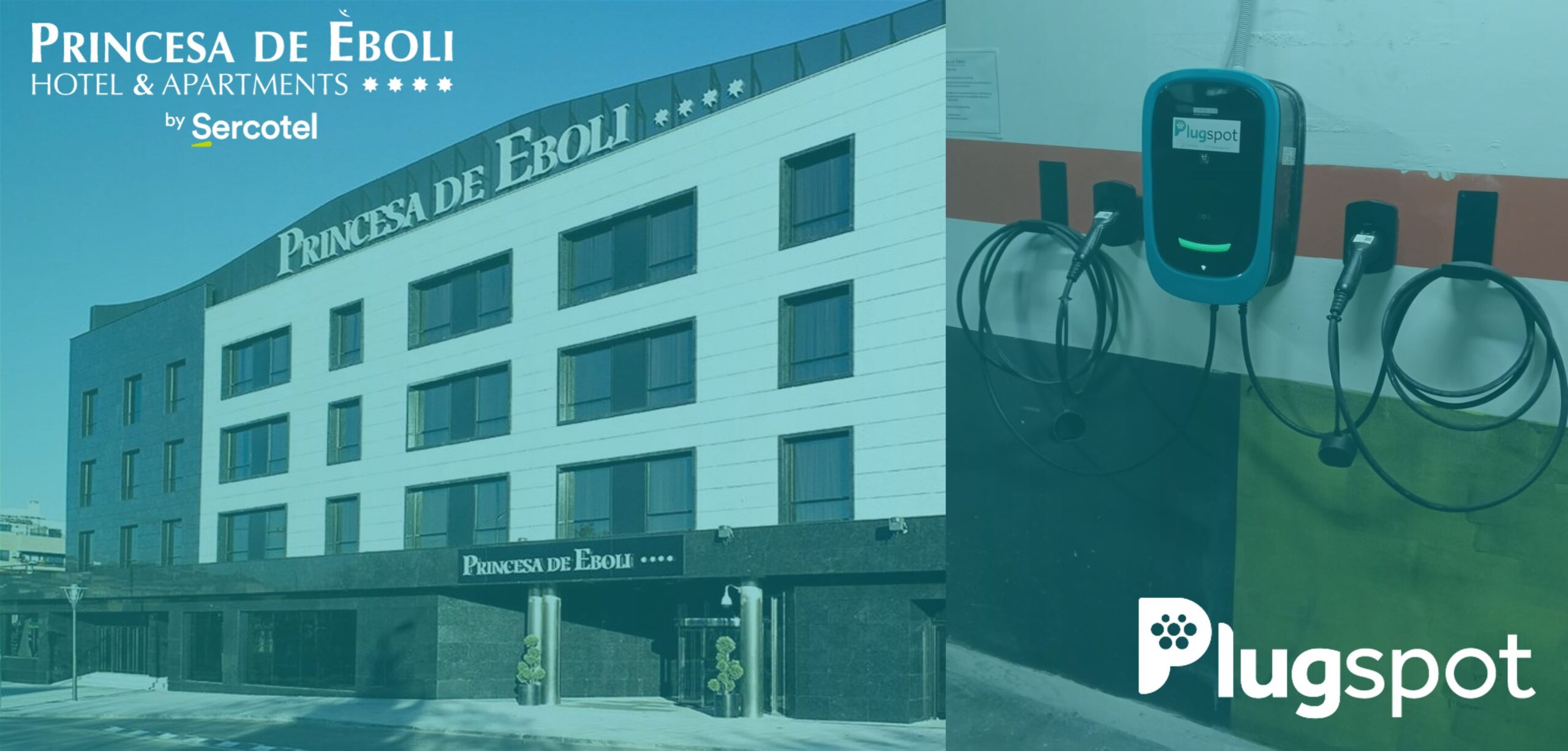 Servicio de recarga eléctrica en Hotel Sercotel Princesa de Eboli